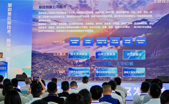 践行1+N合作新模式丨旅投创新公司参加2024年四川省旅游景区发展大会